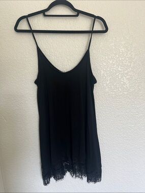 Freshman black Casual lace camisole